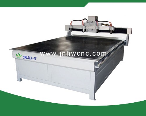 SW-1313-4T cnc engraving machine woodworking machine with four spindles