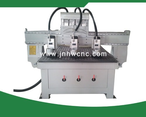 SW-1325 cnc router machine with three spindle/muliti spindle cnc router machine 